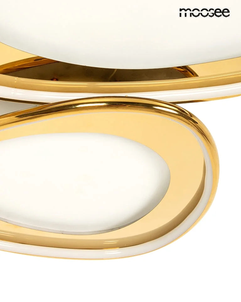 MOOSEE lampa sufitowa / plafon CELL 3 złota