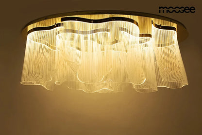 MOOSEE lampa sufitowa / plafon FIREFLY 180 złota