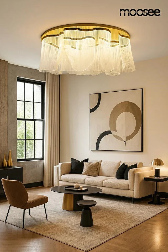 MOOSEE lampa sufitowa / plafon FIREFLY 180 złota