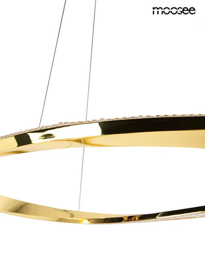 MOOSEE lampa wisząca ANILLO 2 złota