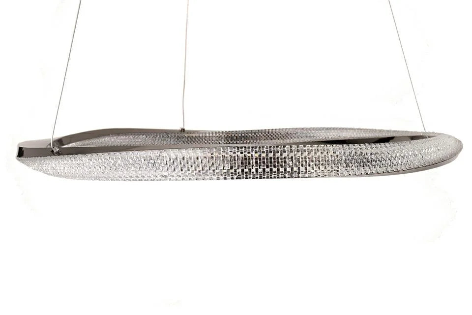 MOOSEE lampa wisząca ANILLO 80 czarny chrom