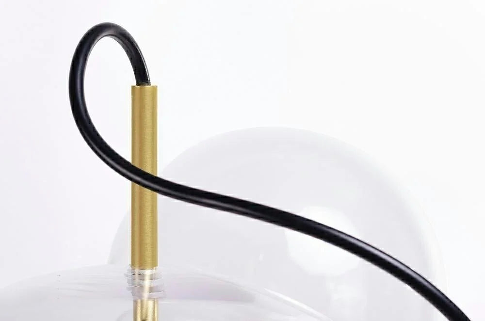 MOOSEE hänglampa CAPRI DISC 3 guld - 180 LED, aluminium, glas