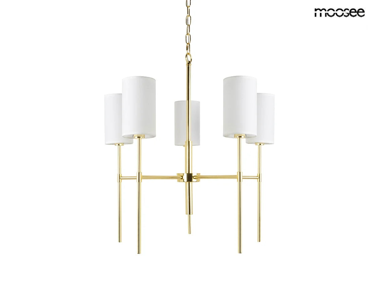 MOOSEE lampa wisząca IMPERIO 5 złota