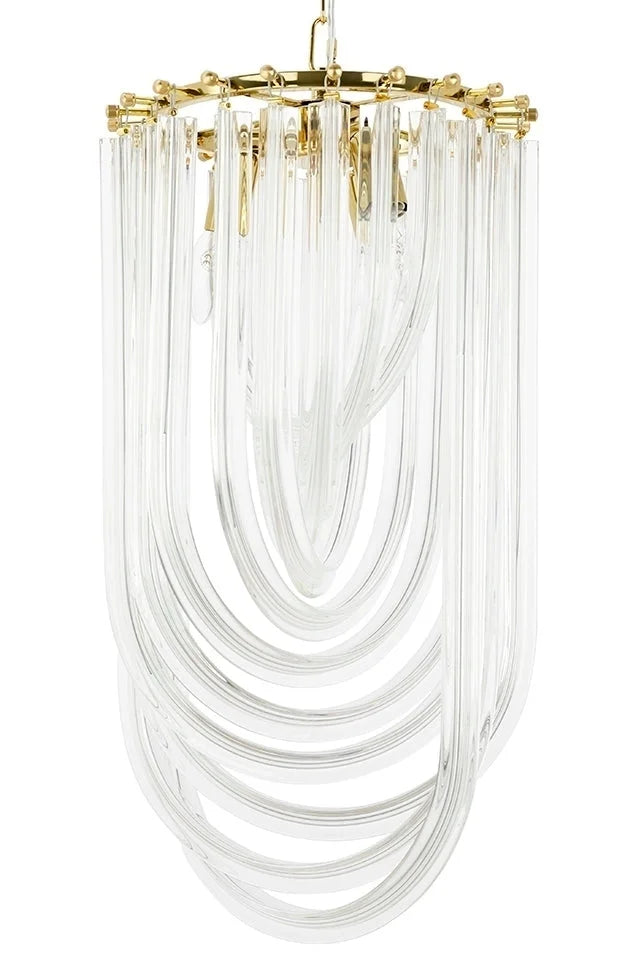 MOOSEE hängande lampa MURANO L guld