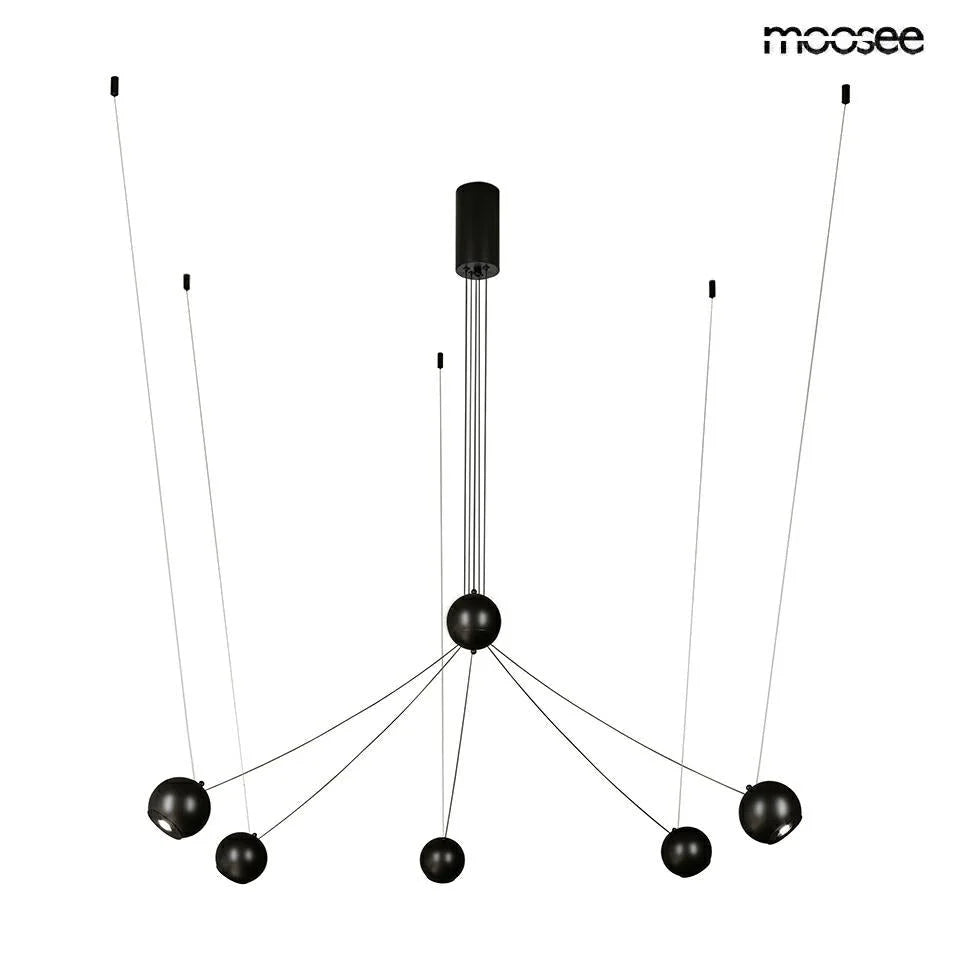 MOOSEE hänglampa OCTO 5 svart
