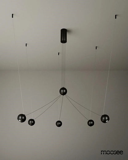 MOOSEE hänglampa OCTO 5 svart