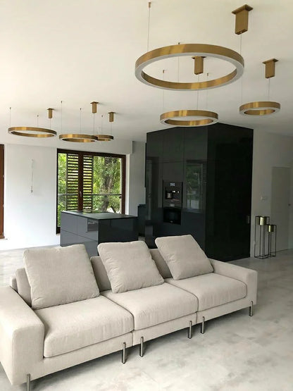 MOOSEE hängande lampa RING 60 guld