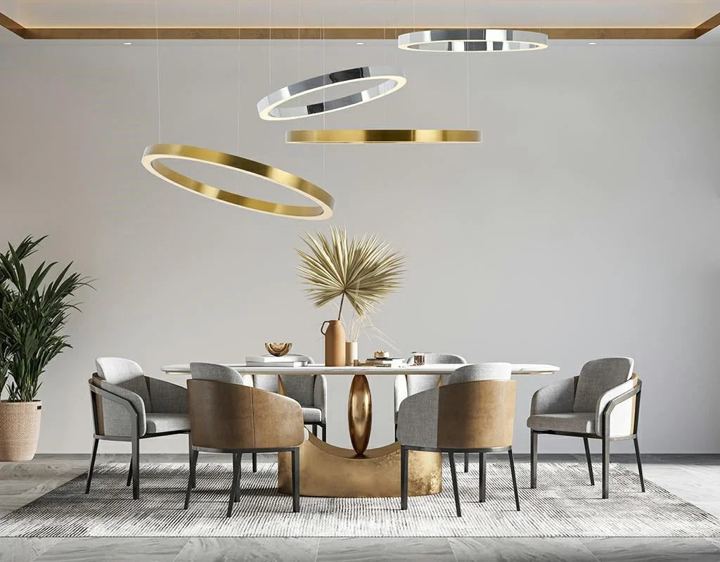 MOOSEE hängande lampa RING 80 guld