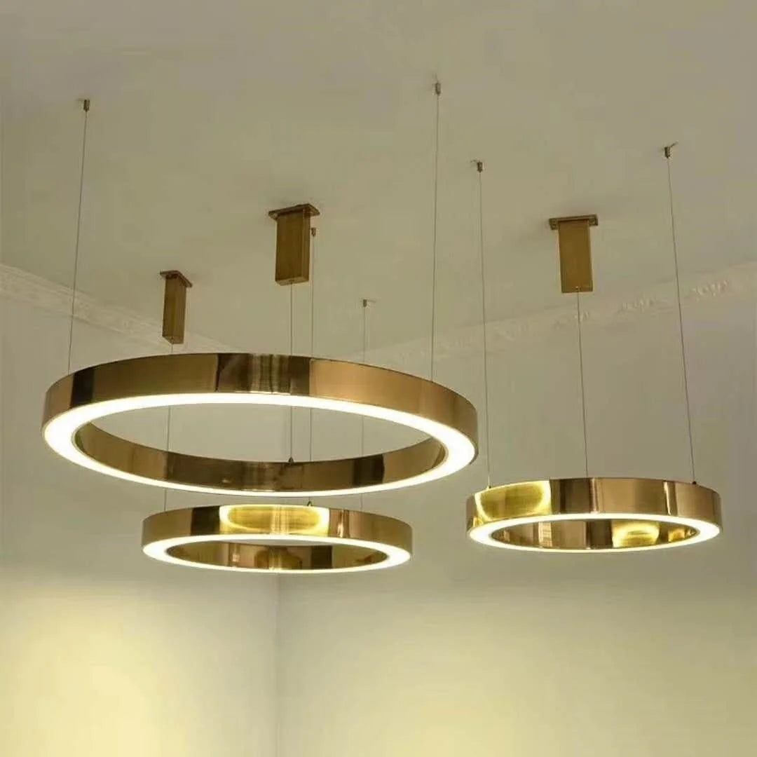 MOOSEE hängande lampa RING 80 guld