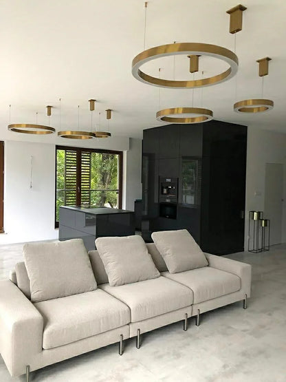MOOSEE hängande lampa RING 80 guld