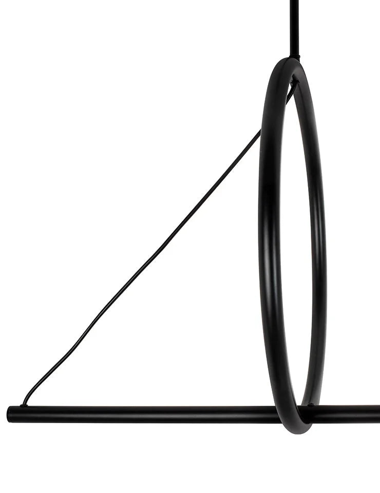 MOOSEE hängande lampa STICK svart