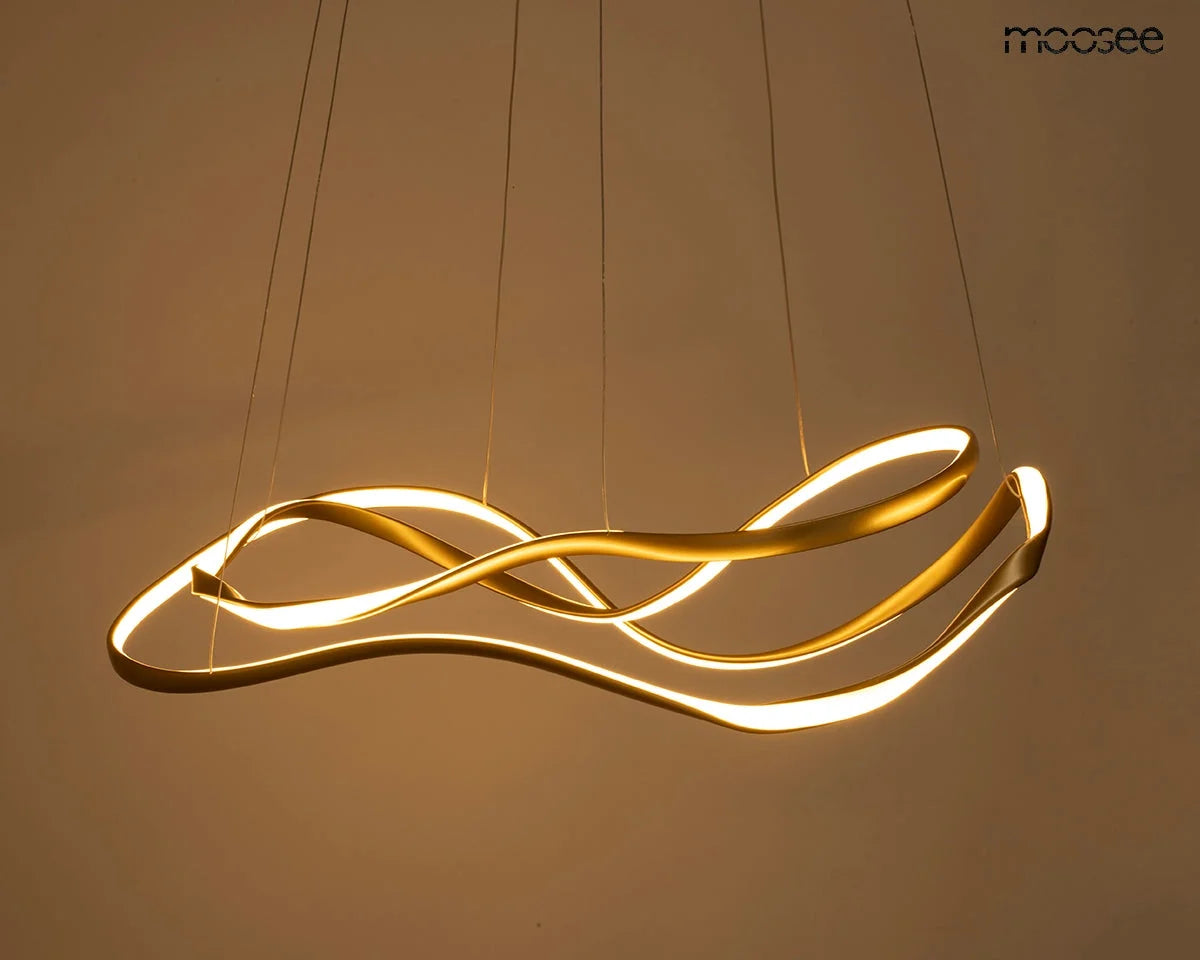 MOOSEE lampa wisząca WAVES 2 złota