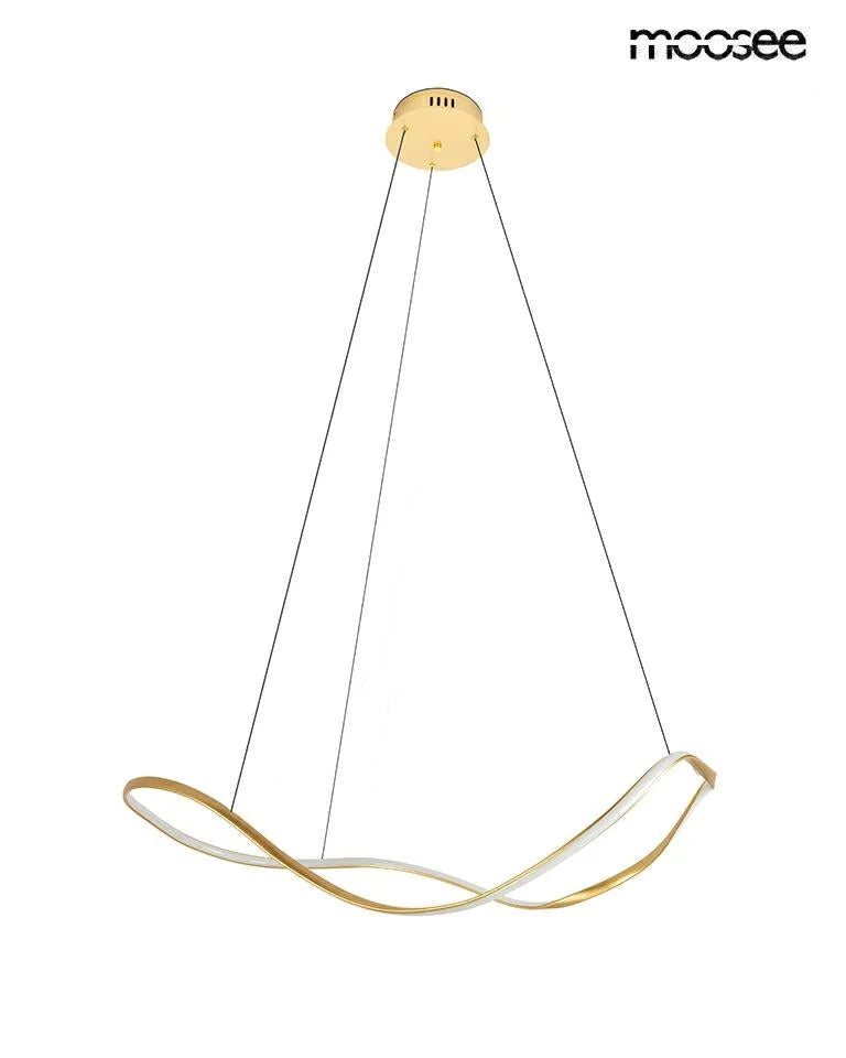MOOSEE lampa wisząca WAVES 80 złota