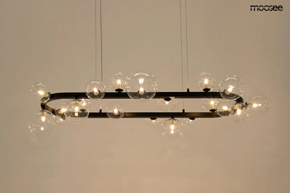 MOOSEE taklampa ALURE OVAL 120 svart