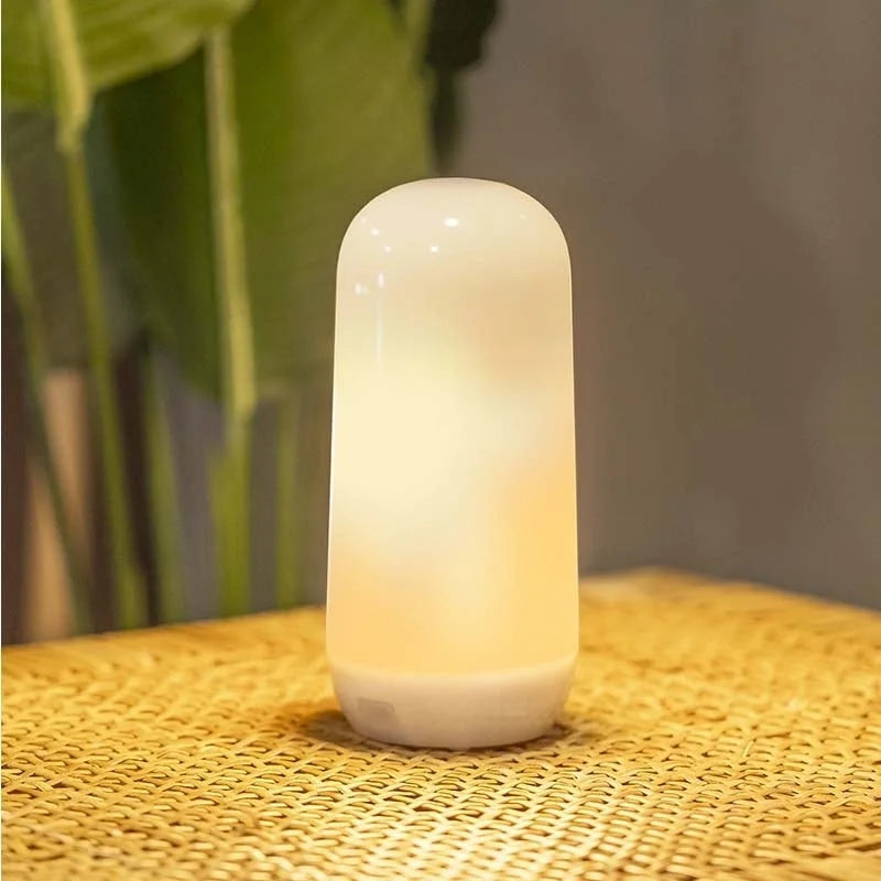 NEW GARDEN bordslampa CANDY med IN&amp;OUT BATTERI flammig effekt
