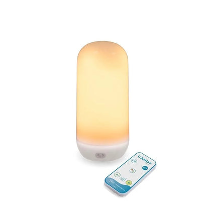 NEW GARDEN bordslampa CANDY med IN&amp;OUT BATTERI flammig effekt