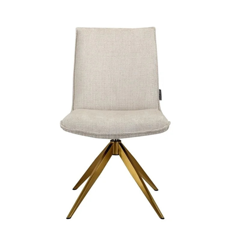 Snurrstol Dakota Beige Chenille