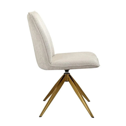 Snurrstol Dakota Beige Chenille