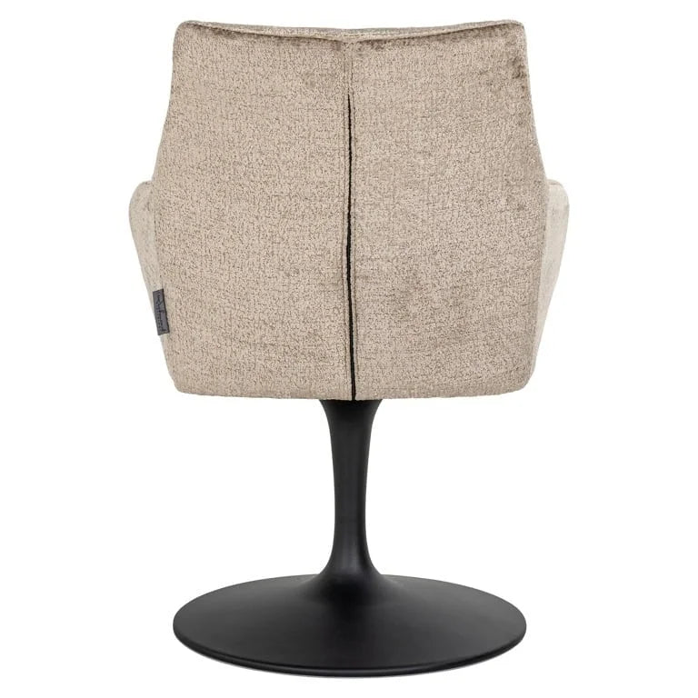 RICHMOND snurrstol MARLON mørk beige