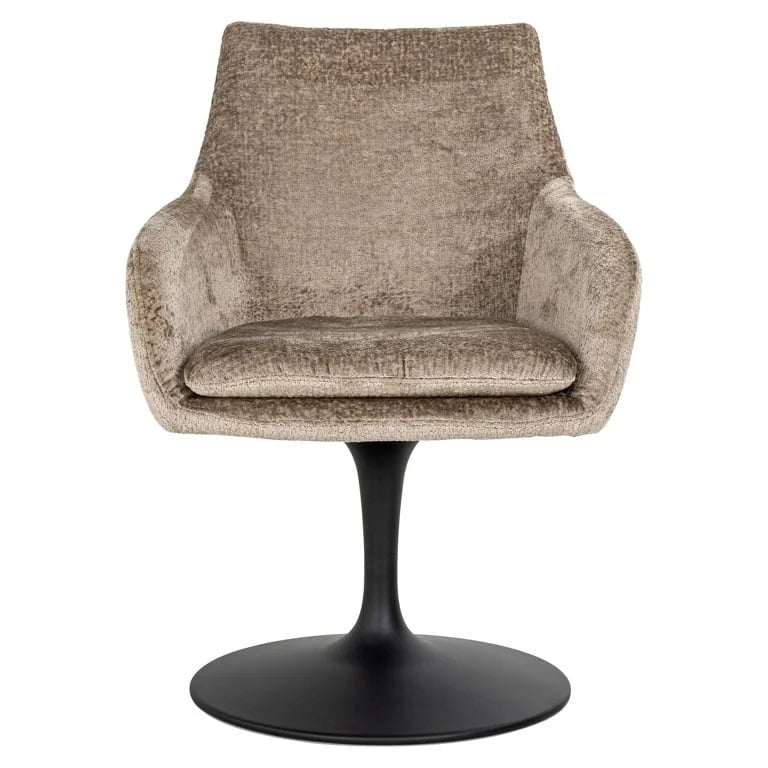 RICHMOND snurrstol MARLON mørk beige