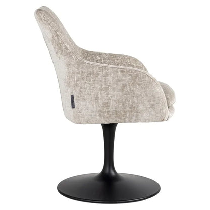 RICHMOND snurrstol MARLON lys beige