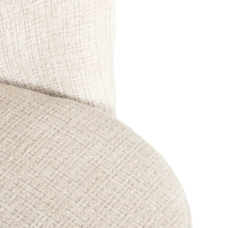 Snurrstol Zendaya beige chenille