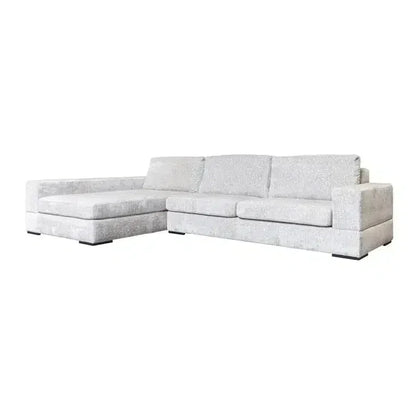 Soffa Pasha 3-sits Vänster Ljusgrå