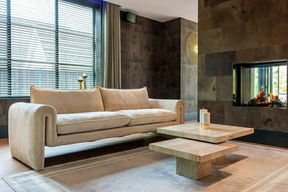 Soffa Sandro vit chenille