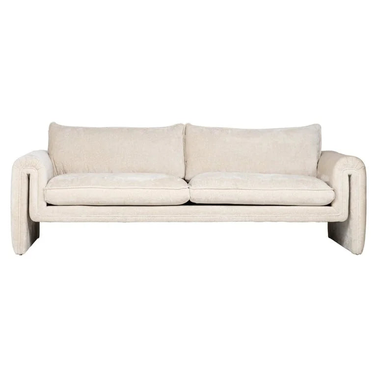 Soffa Sandro vit chenille