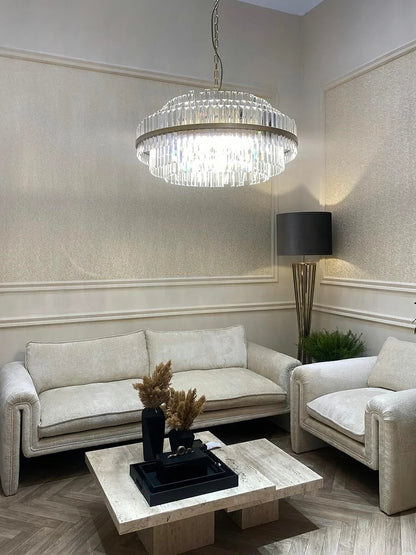 Soffa Sandro vit chenille