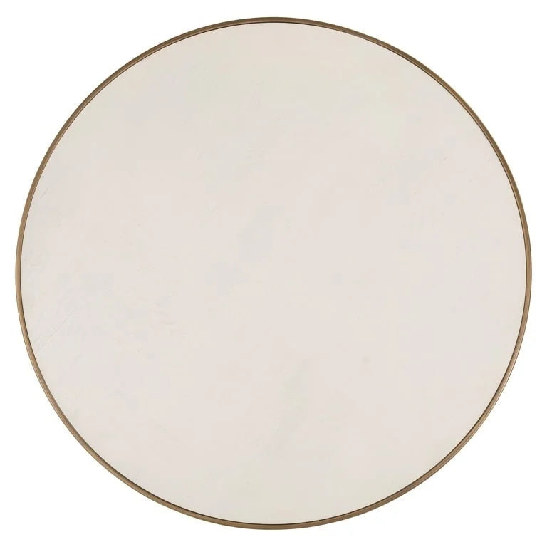 Soffbord Whitebone brass set om 2