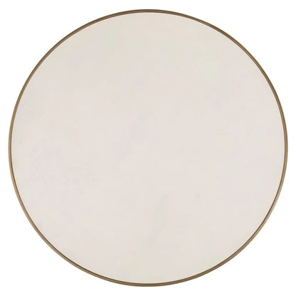 Soffbord Whitebone brass set om 2