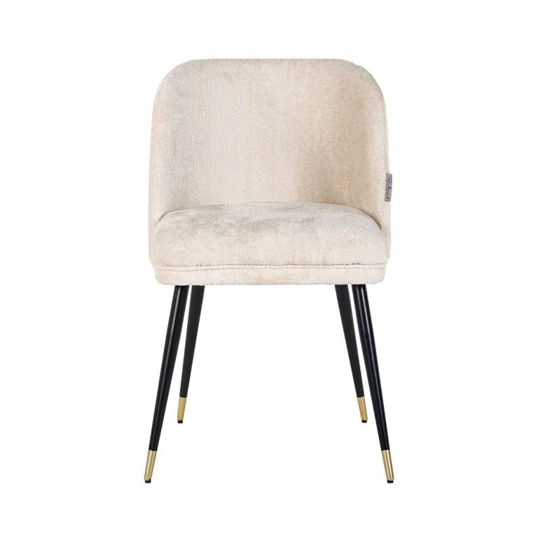 Stol Alicia vit chenille