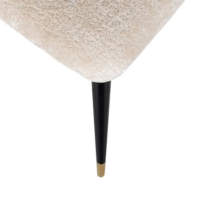 Stol Alicia vit chenille