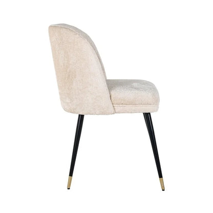 Stol Alicia vit chenille