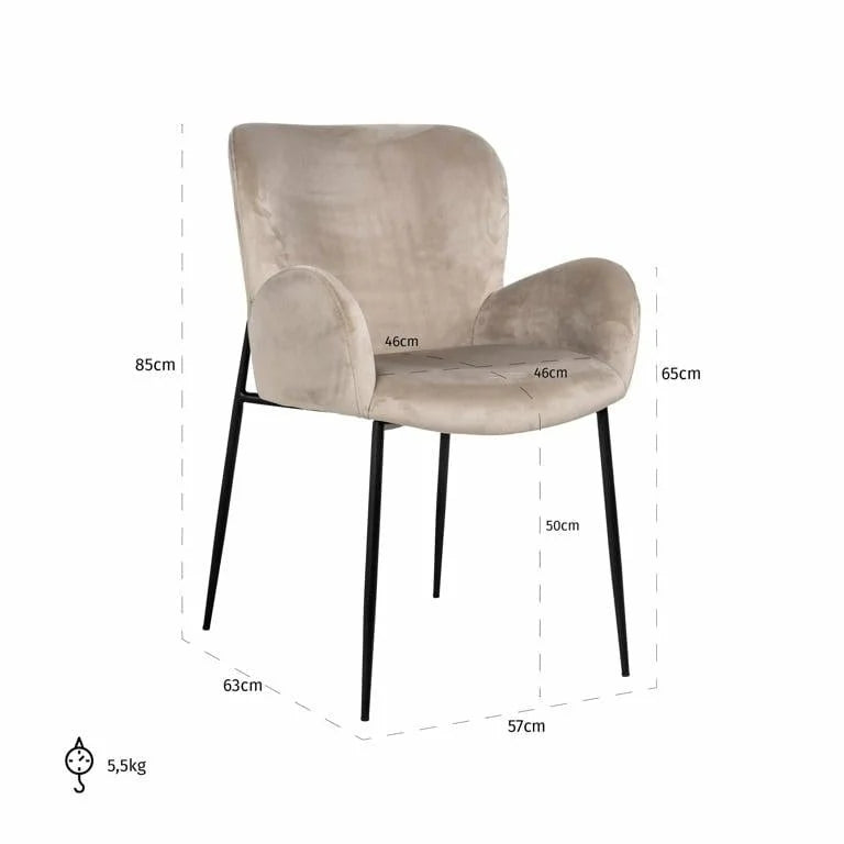 Stol Amber Khaki