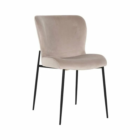 RICHMOND stol DARBY VELVET beige - flammebeskyttelse