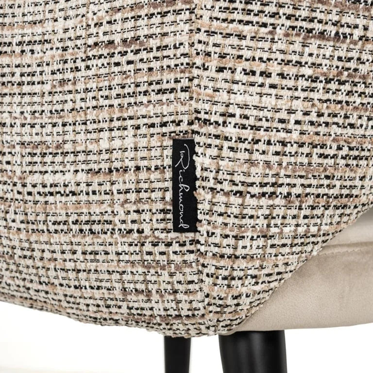 Armlænestol Giovanna trendy natur/kvarts khaki flammehæmmende (Be Trendy 01 Natur)