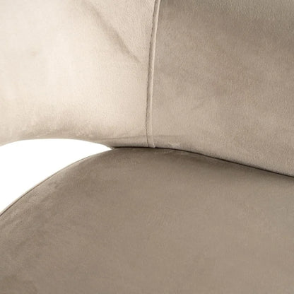Armlænestol Giovanna trendy natur/kvarts khaki flammehæmmende (Be Trendy 01 Natur)