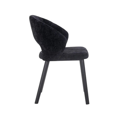 Stol Savoy Svart Chenille