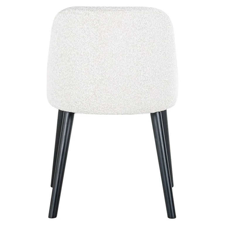 Stol Twiggy vit bouclé
