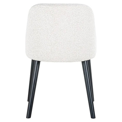 Stol Twiggy vit bouclé