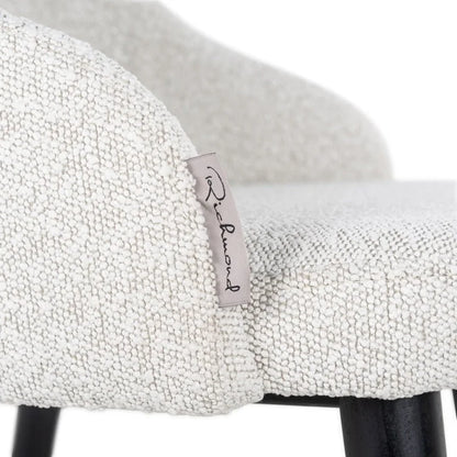 Stol Twiggy vit bouclé