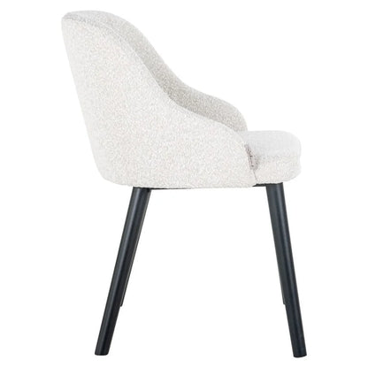 Stol Twiggy vit bouclé