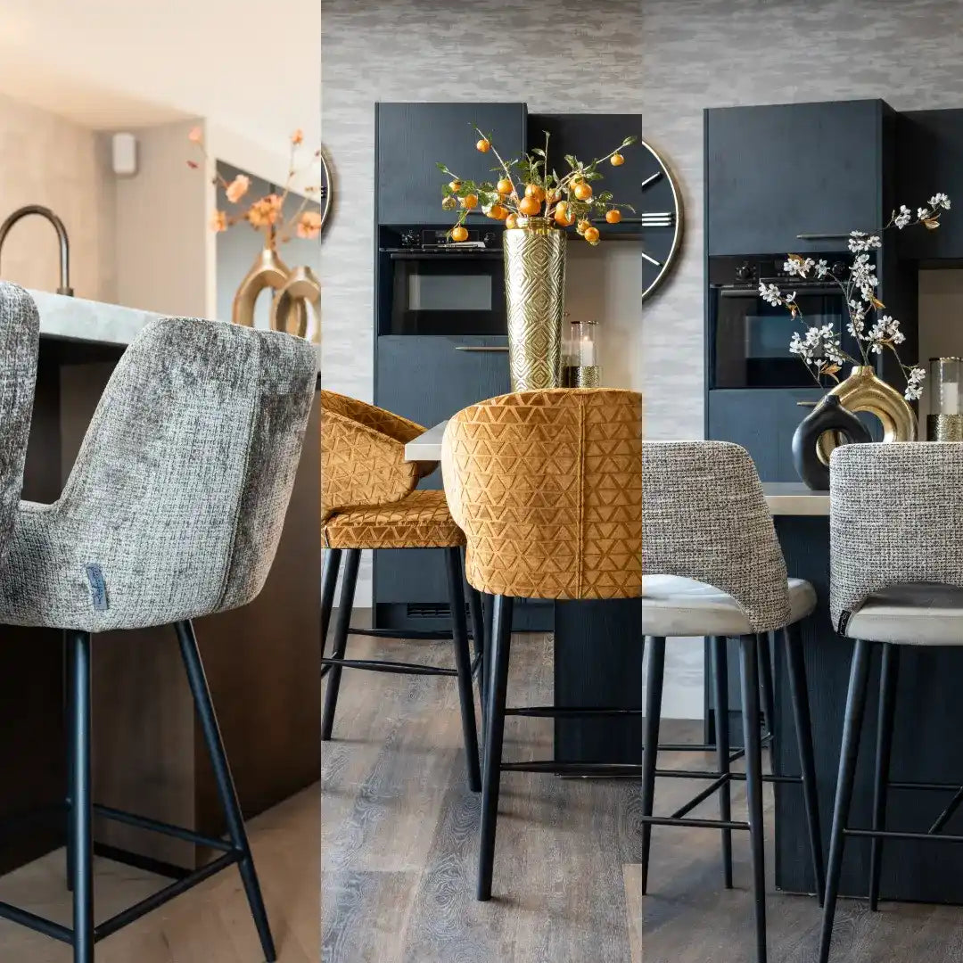 Stylish kitchen bar stools.