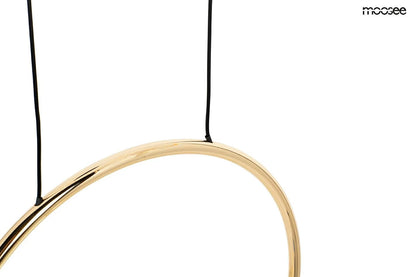 Taklampa MOOSEE - BIRD LINE, guld