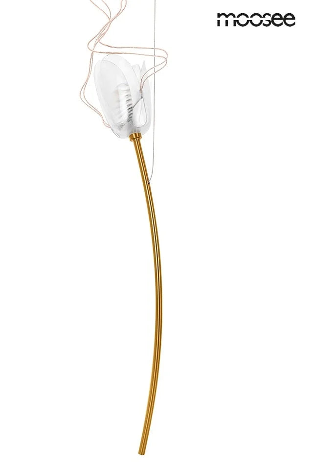 Taklampa MOOSEE - TULIPPE 14 DISC, guld