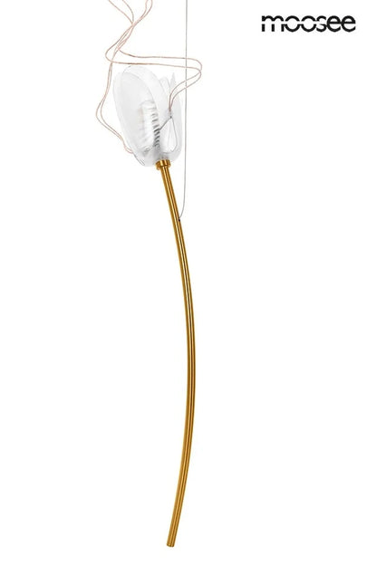 Taklampa MOOSEE - TULIPPE 14 DISC, guld