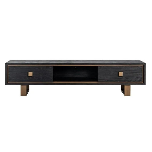 TV-bänk Hunter 2-lådor (Black rustic)