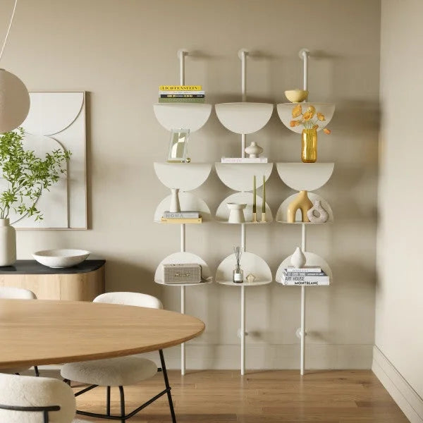 UMBRA justerbara vägghyllor SOLIS      beige